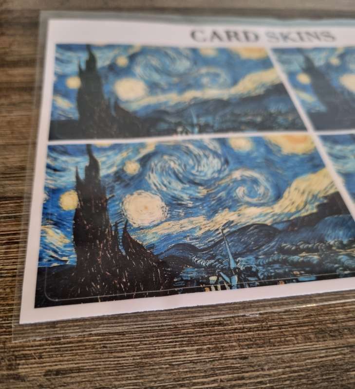 Starry Night Credit Card Skin