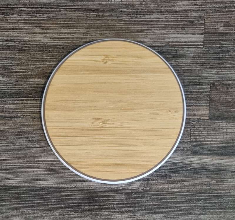 Wireless Phone Charger with Wooden Design