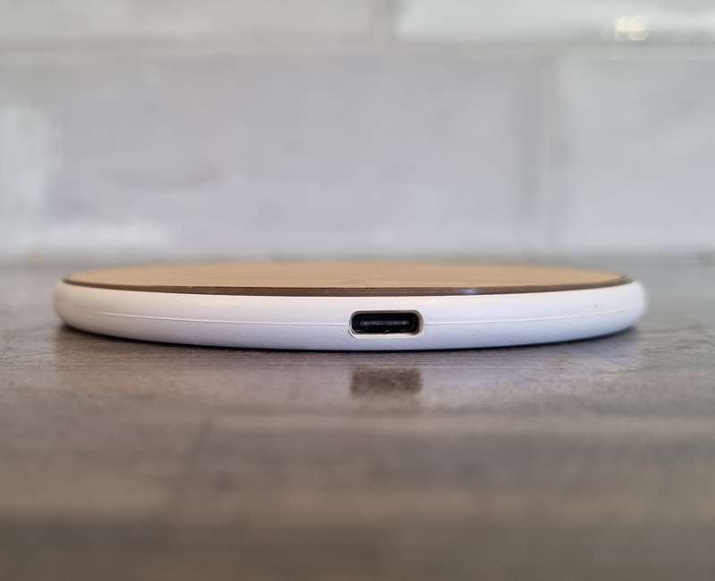 Wireless Phone Charger with Wooden Design