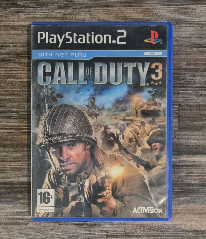 Call of Duty 3 for PS2 - Scratched
