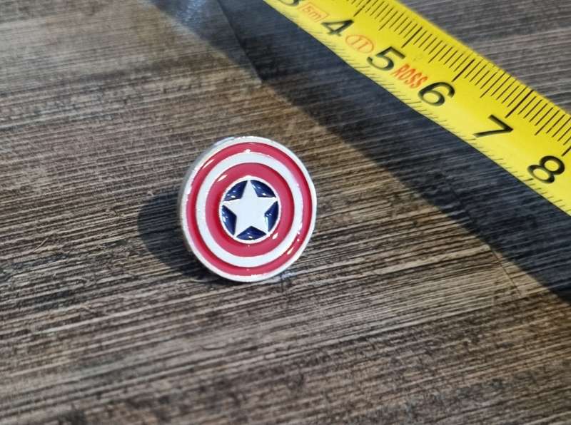 Captain America's Shield Enamel Pin