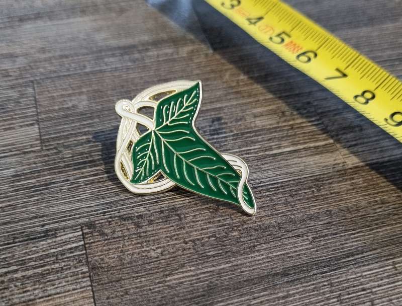 Enamel Lorien Elf Cloak Pin
