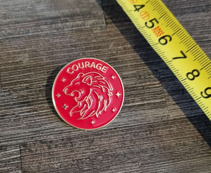 Gryffindor Courage Enamel Pin - Harry Potter