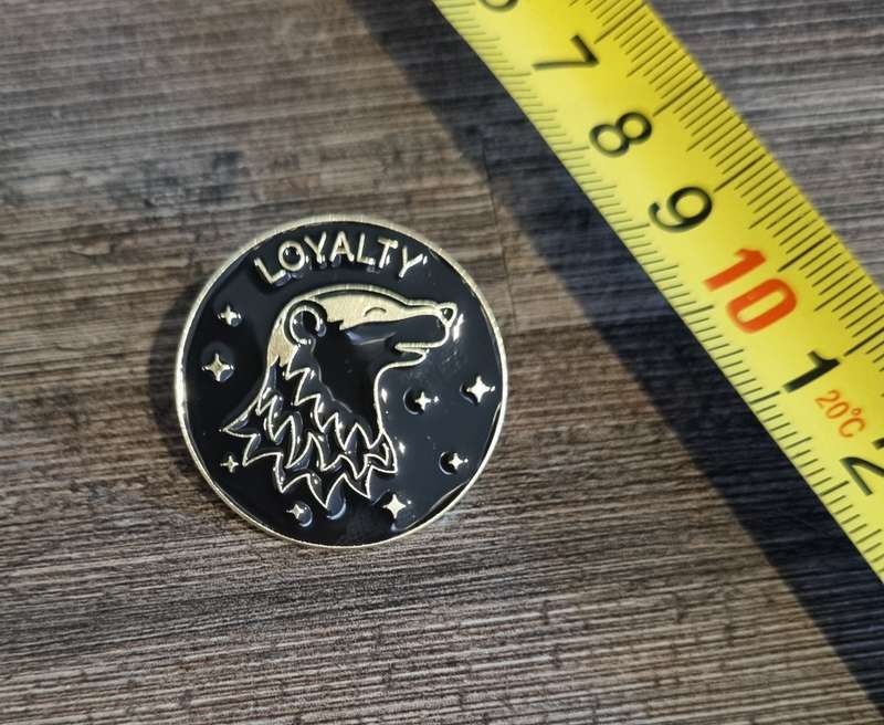 Hufflepuff Loyalty Enamel Pin - Harry Potter