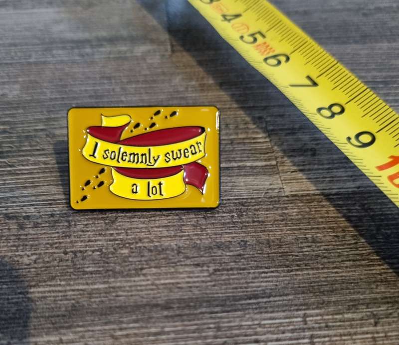 Harry Potter I Solemnly Swear A Lot Enamel Pin