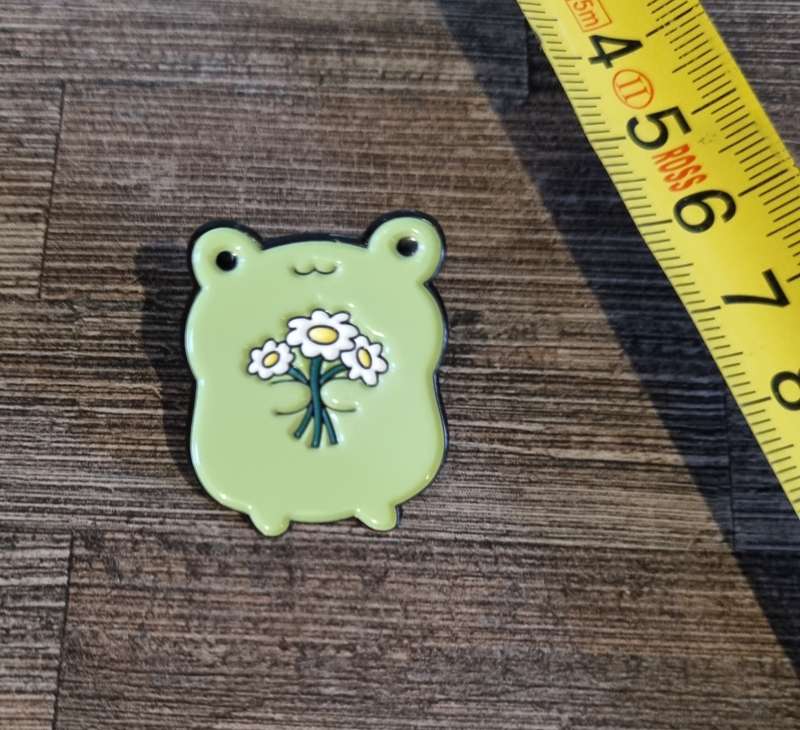 Cute Frog Enamel Pin