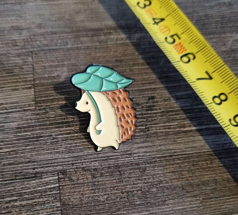 Cute Hedgehog Enamel Pin