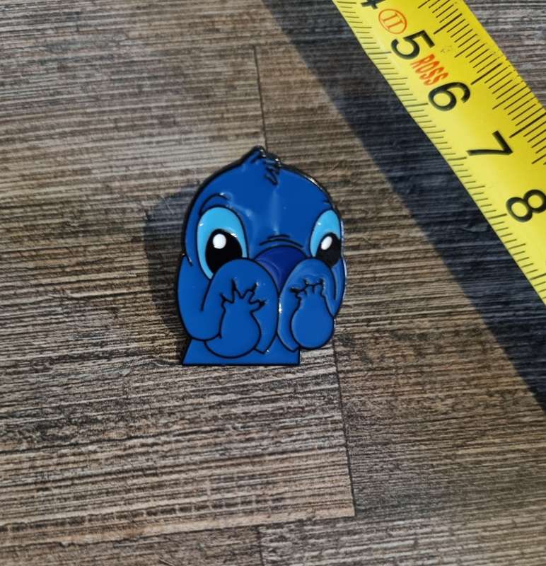 Shy Stitch Enamel Pin