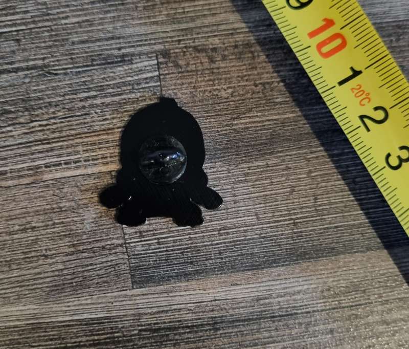 Angry Stitch Enamel Pin