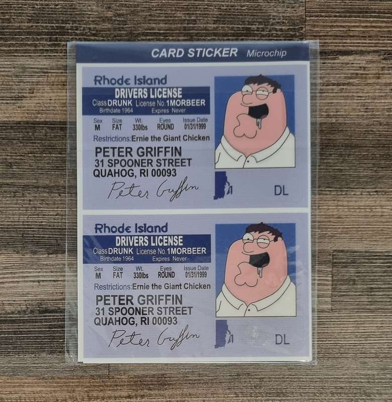 Peter Griffin Credit Card Skin