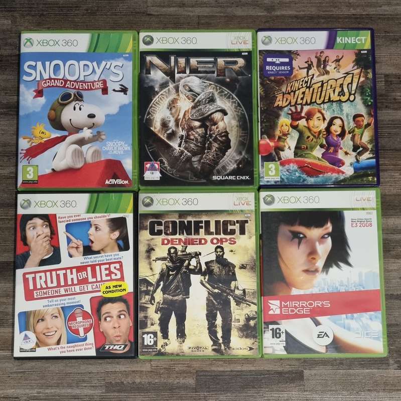 500GB Xbox 360 Console + Controllers + Games Bundle