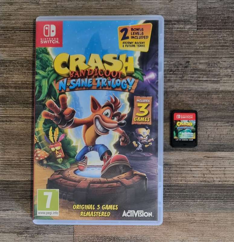 Crash Bandicoot N Sane Trilogy for Nintendo Switch - Complete