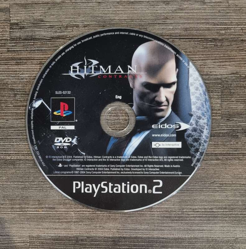 Hitman Contracts for PS2 - Scratched