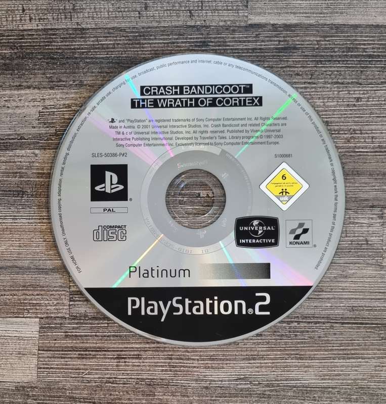 Crash Bandicoot The Wrath of Cortex for PS2 - Disc Only