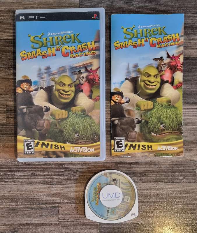Shrek Smash N Crash Racing for PSP - Complete