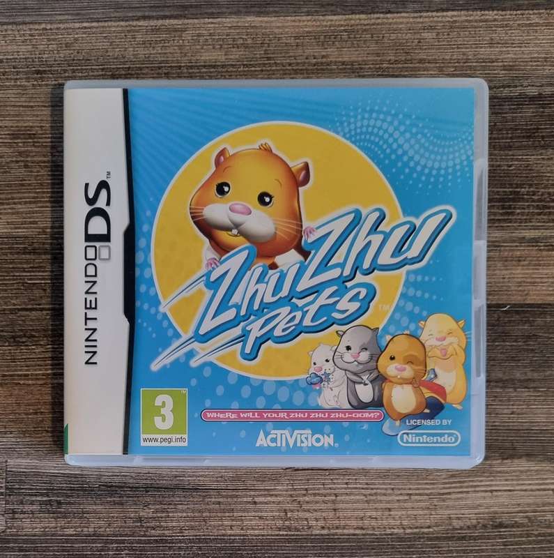 Cover Art + Case for Zhu Zhu Pets for Nintendo DS