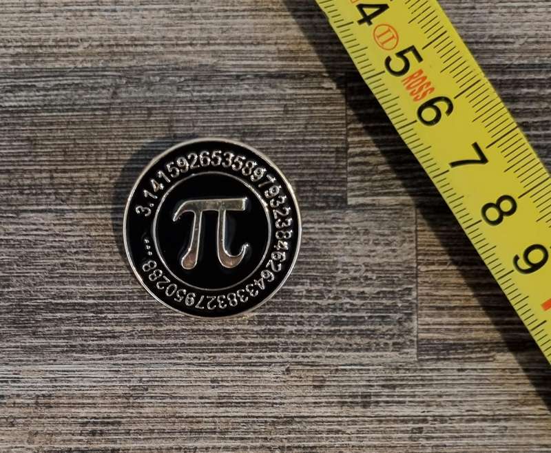 Pi Enamel Pin