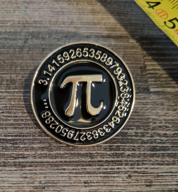 Pi Enamel Pin