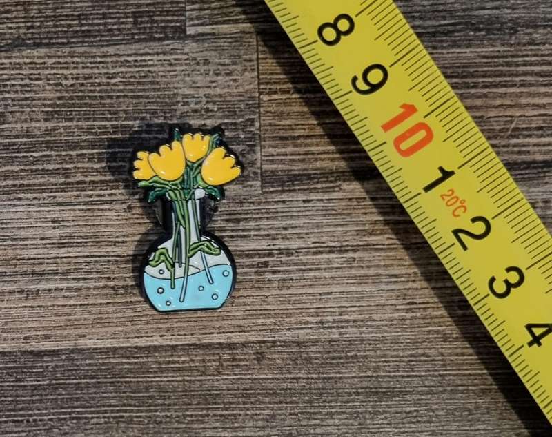 Laboratory Flowers Enamel Pin