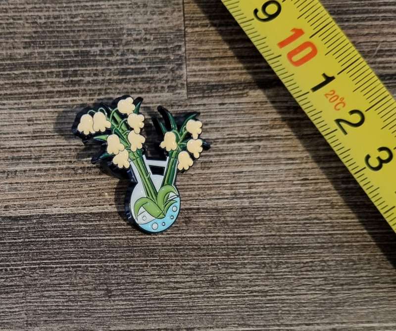 Laboratory Flowers Enamel Pin