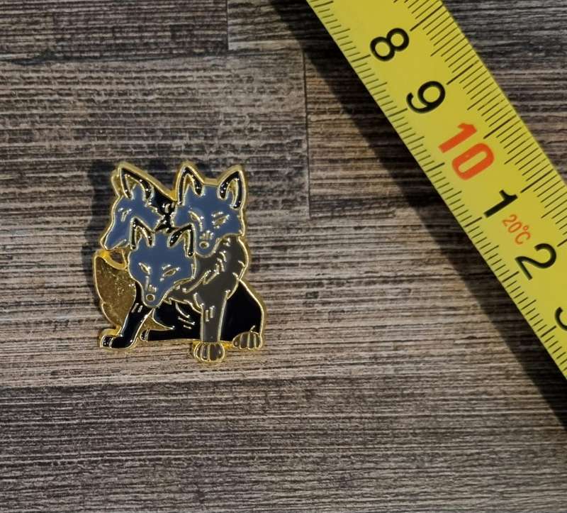 Three Headed Dog Enamel Pin
