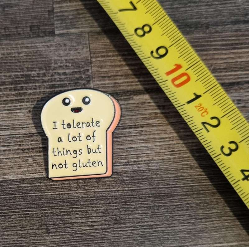 Gluten Intolerant Enamel Pin