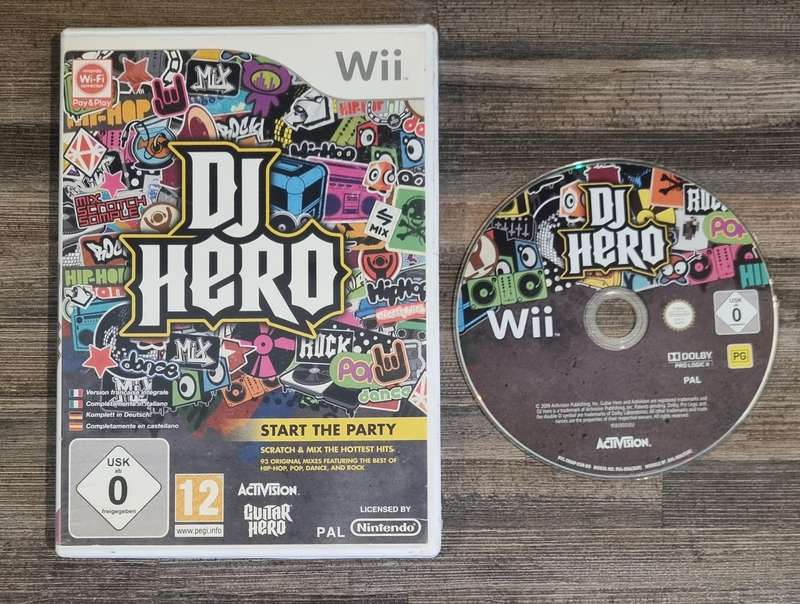 DJ Hero Board + Game for Nintendo Wii