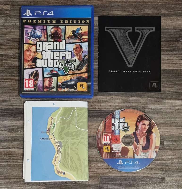Grand Theft Auto 5 Premium Edition for PS4 - Complete