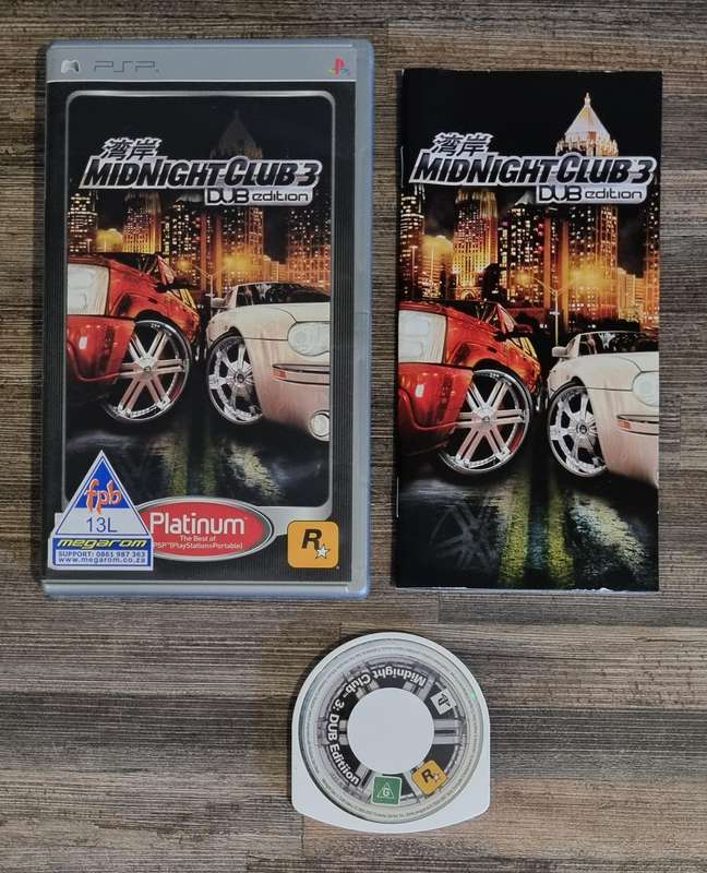 Midnight Club 3 Dub Edition for PSP - Complete