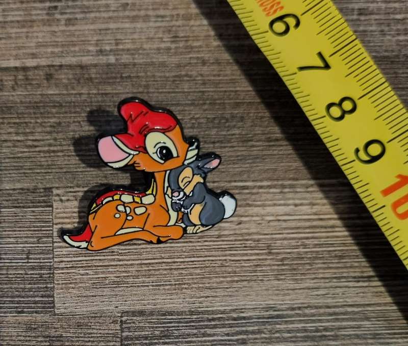 Bambi + Thumper Enamel Pin