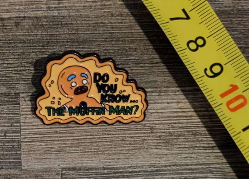 Do You Know the Muffin Man Enamel Pin