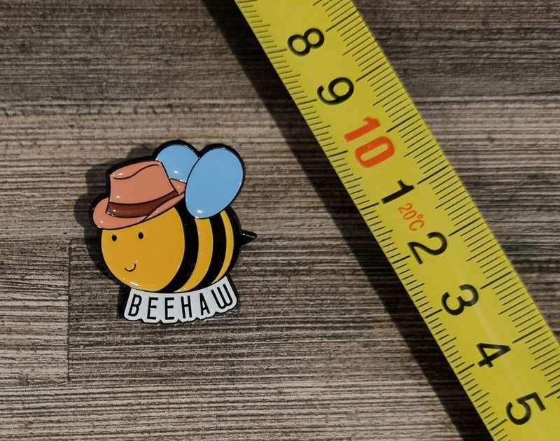 Bee-Haw Enamel Pin