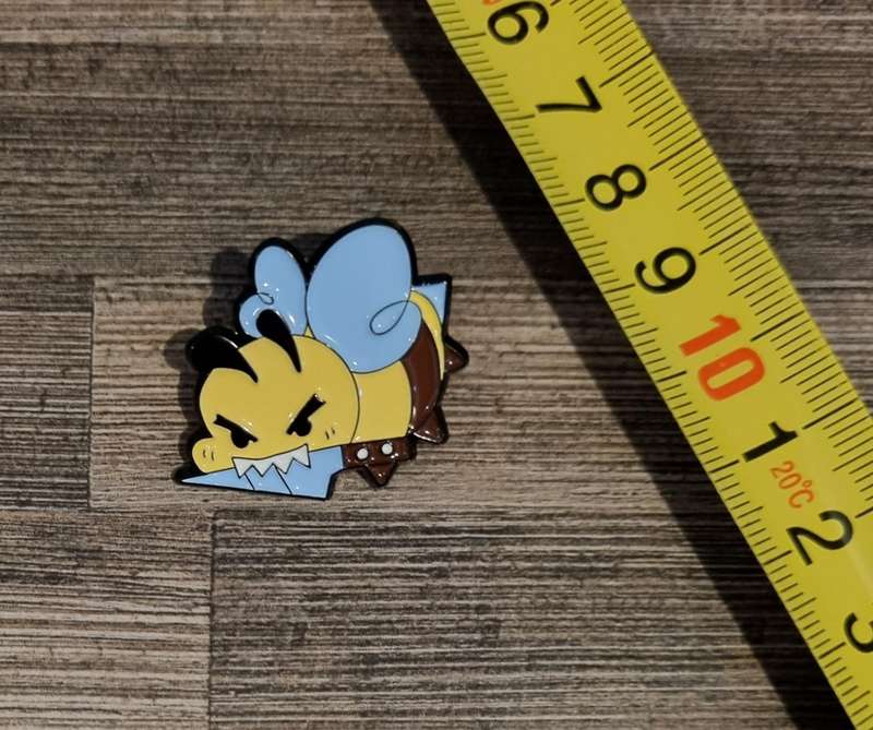 Angry Bee Enamel Pin