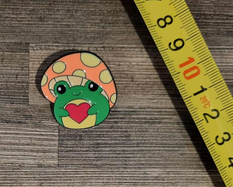 Toadstool Enamel Pin
