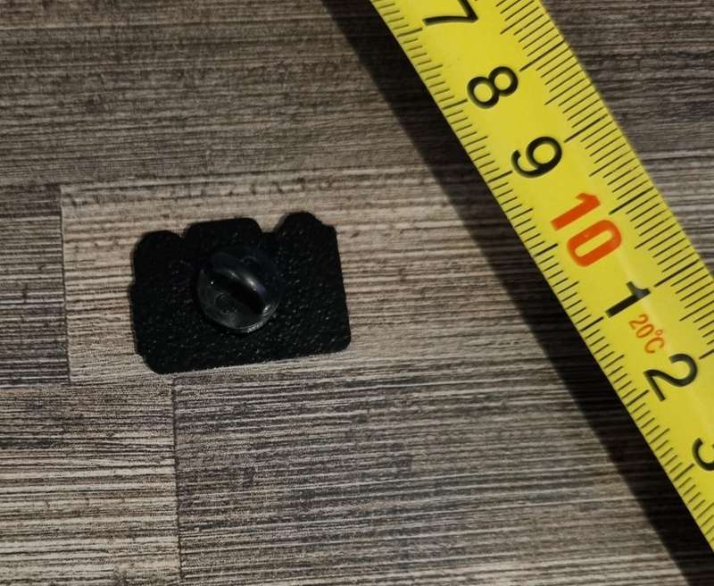 Green Camera Enamel Pin