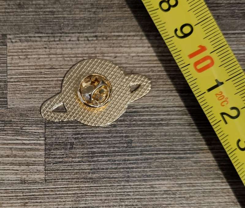 Ringed Planet Enamel Pin
