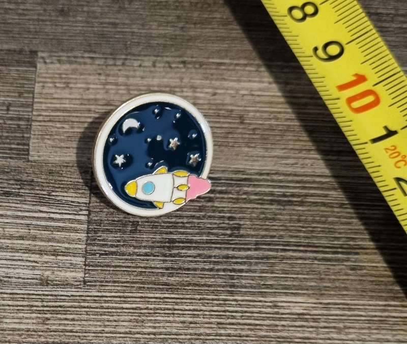 Outer Space Enamel Pin