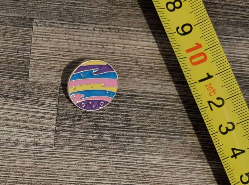 Colourful Planet Enamel Pin