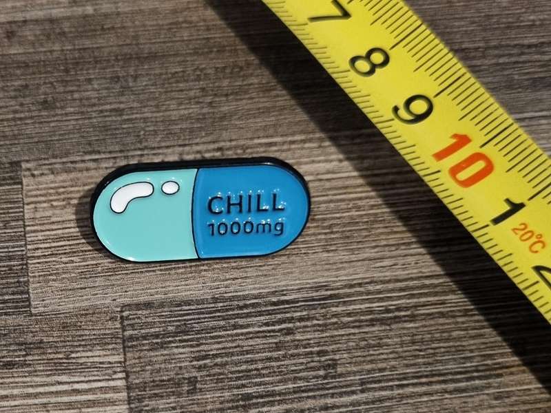 Chill Pill Enamel Pin