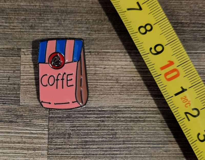 Coffee Bag Enamel Pin