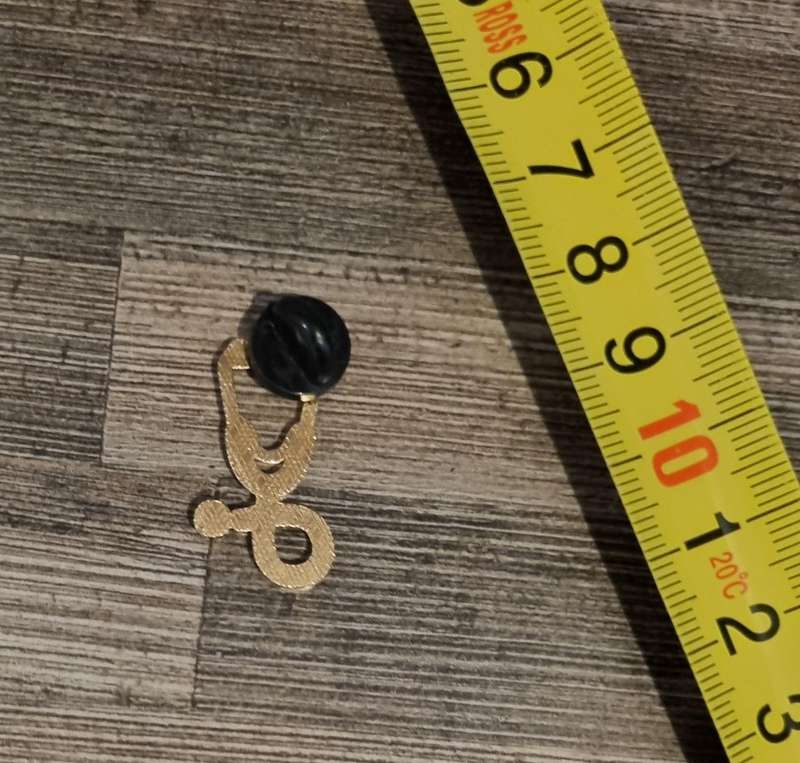 White Stethoscope Enamel Pin