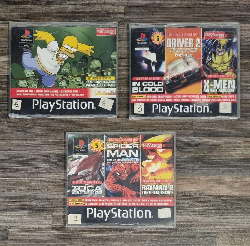 Demo Discs for PS1 - Scratched
