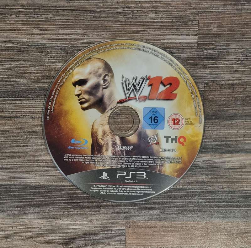W2K12 for PS3 - Scratched