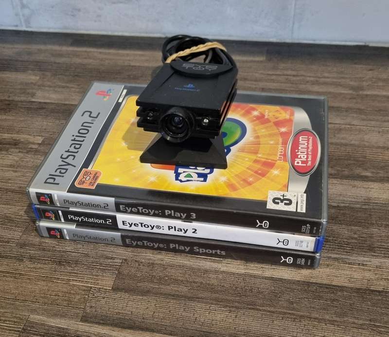 Eye Toy Camera + Games Bundle for PS2