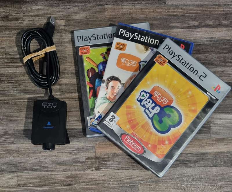 Eye Toy Camera + Games Bundle for PS2