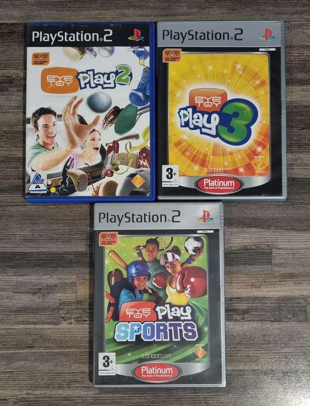 Eye Toy Camera + Games Bundle for PS2