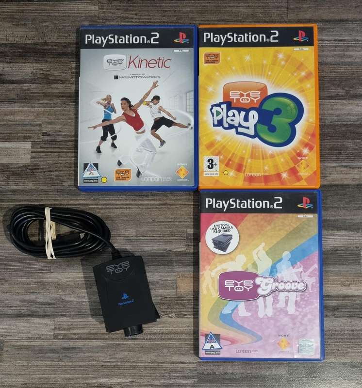 Eye Toy Camera + Games Bundle for PS2