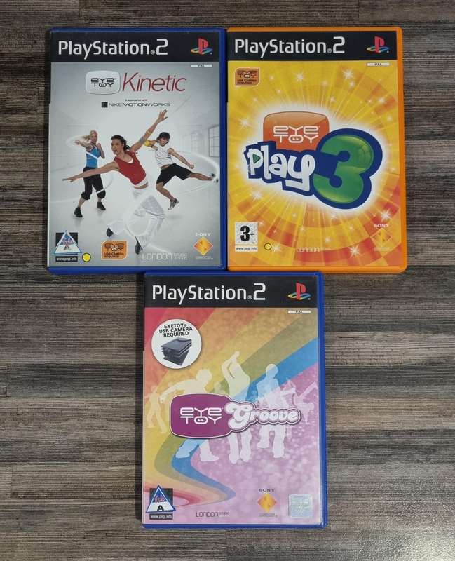 Eye Toy Camera + Games Bundle for PS2