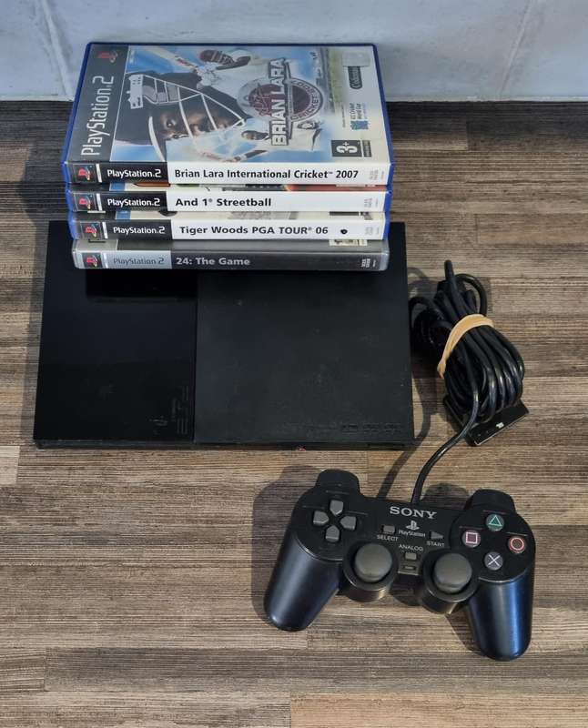 PS2 Console + Games Bundle