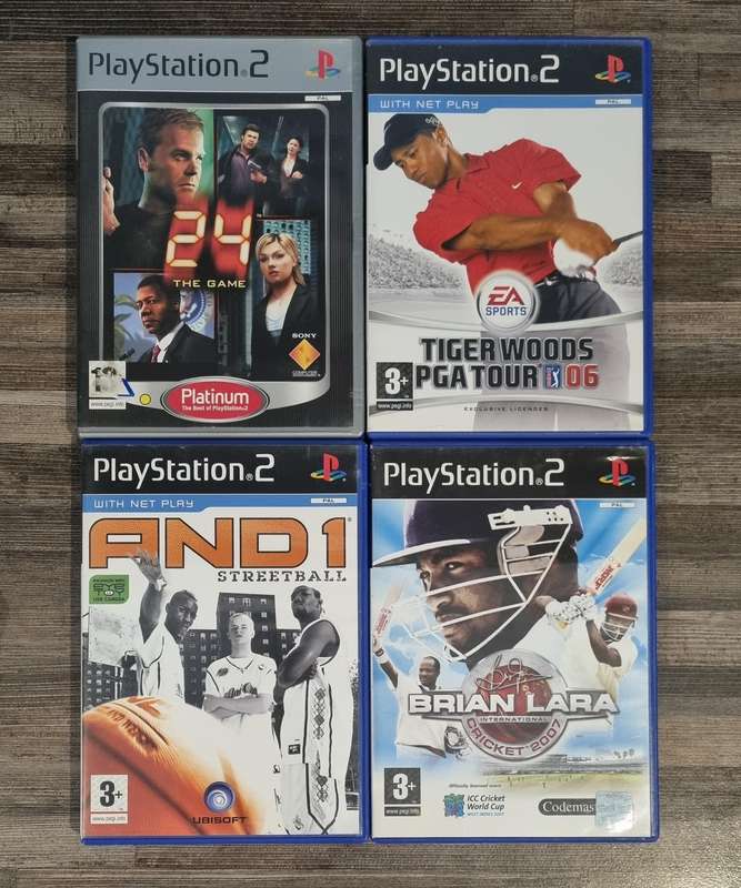 PS2 Console + Games Bundle
